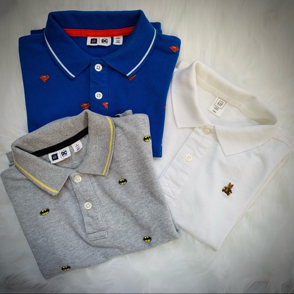 GAP Boys Size 5 Polos Bundle